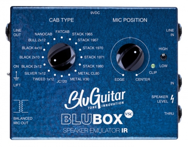 Die Blubox ist ein Speaker Emmulator auf Basis echter Gitarrenlautsprecher