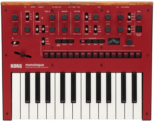 Korg Monologue Red Synth